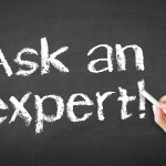 Ask An Expert Chalk Illustration